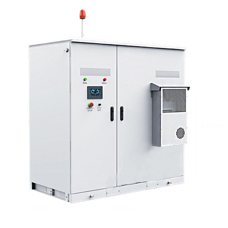 Todos en un litio al aire libre Ion Phosphate Battery del gabinete de almacenamiento de energía 60kw 124.8kwh