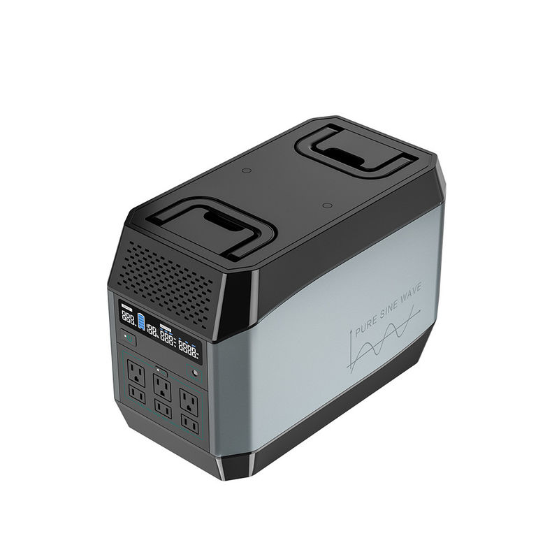 almacenamiento solar 1000w de la batería portátil recargable de la central eléctrica Lifepo4 para acampar