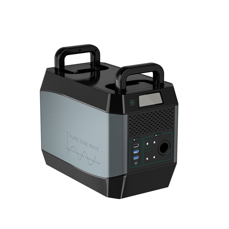 almacenamiento solar 1000w de la batería portátil recargable de la central eléctrica Lifepo4 para acampar