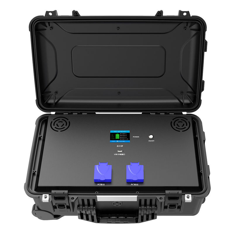 Generador portátil portátil al aire libre recargable de la energía solar de la central eléctrica de MPPT 2400W
