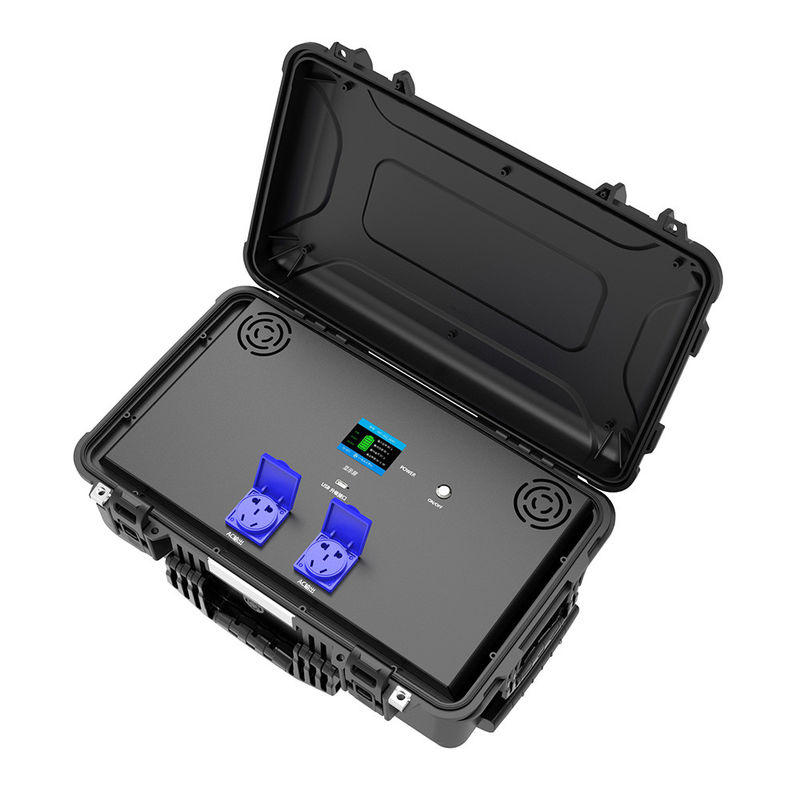 Generador portátil portátil al aire libre recargable de la energía solar de la central eléctrica de MPPT 2400W