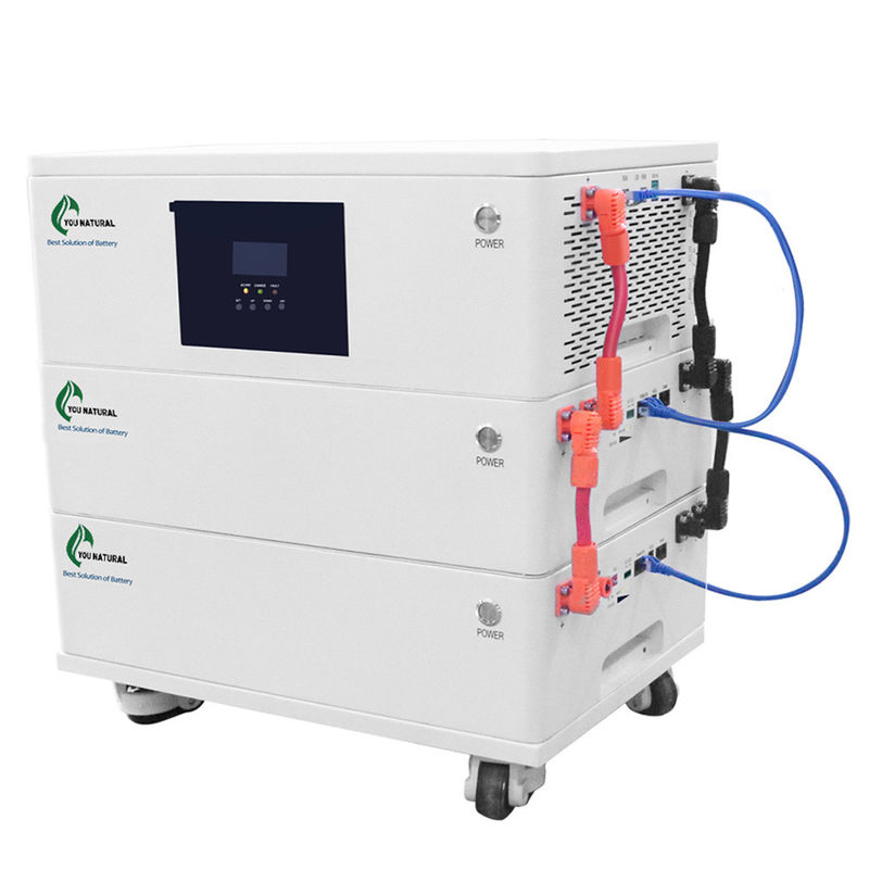 sistema 48V 10kWh del almacenamiento de energía del hogar 220V del sistema de energía solar del almacenamiento de la batería del inversor y de la batería de la rejilla