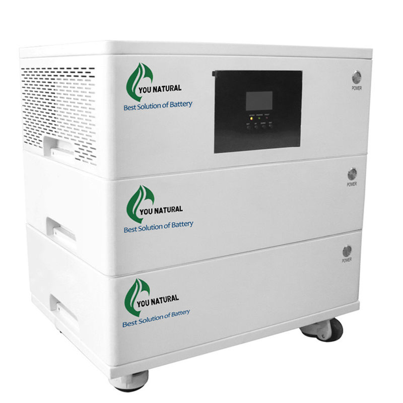 sistema 48V 10kWh del almacenamiento de energía del hogar 220V del sistema de energía solar del almacenamiento de la batería del inversor y de la batería de la rejilla