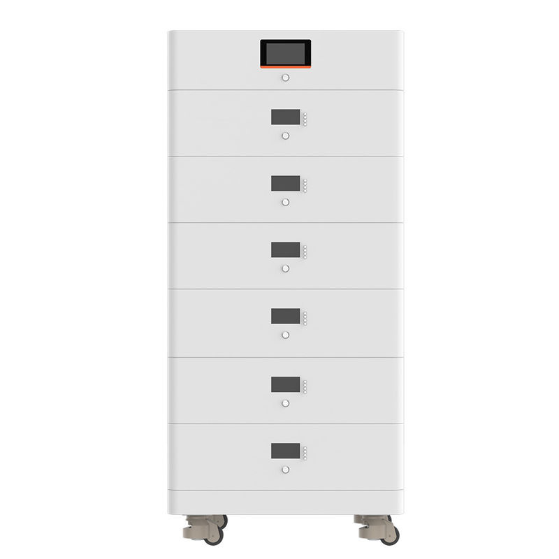Almacenamiento de energía apilable de la célula solar del sistema de batería de la prenda impermeable Ip55 21504Wh 51.2V 70ah