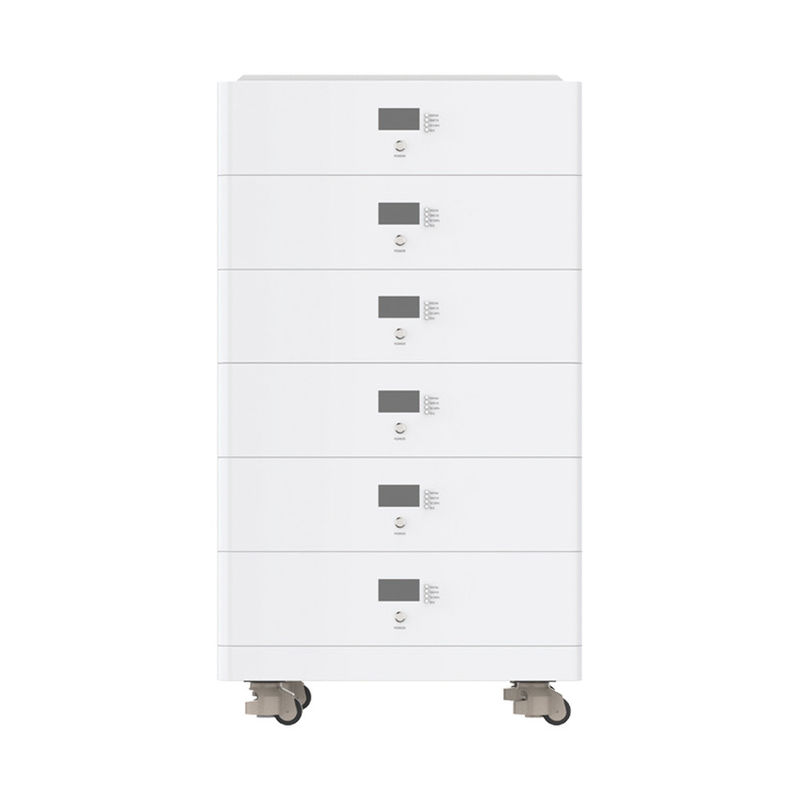 Almacenamiento de energía apilable de la célula solar del sistema de batería de la prenda impermeable Ip55 21504Wh 51.2V 70ah