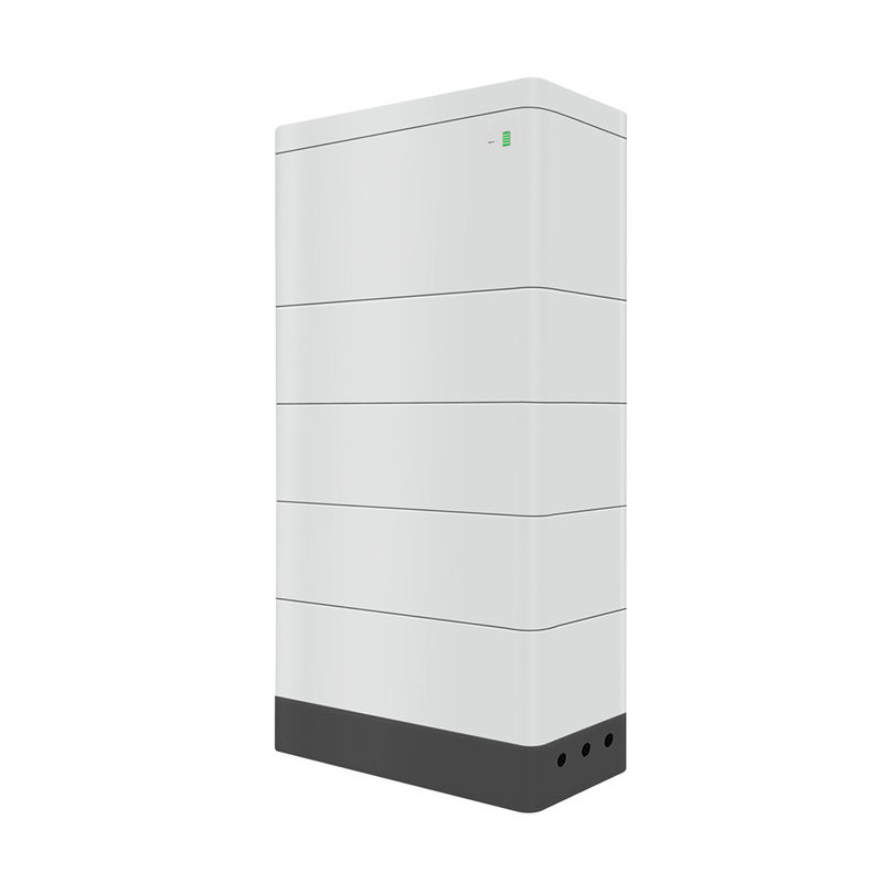 sistema de energía solar de alto voltaje apilable del almacenamiento de la batería del sistema de batería 5120Wh 51.2V 50Ah