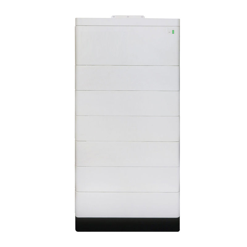sistema de energía solar de alto voltaje apilable del almacenamiento de la batería del sistema de batería 5120Wh 51.2V 50Ah