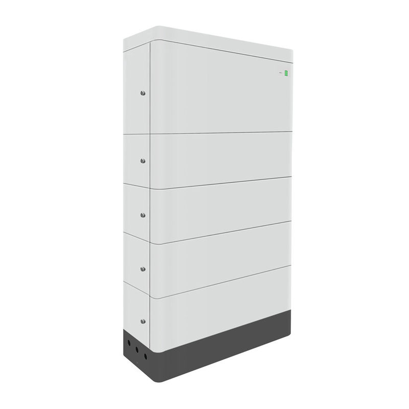 sistema de energía solar de alto voltaje apilable del almacenamiento de la batería del sistema de batería 5120Wh 51.2V 50Ah