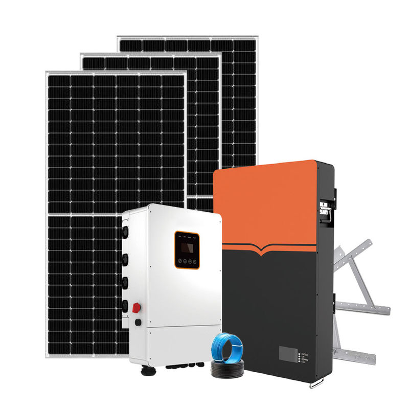 Soluciones de energía solar bajas de voltio 51.2V 9.5KWh del sistema de energía solar residencial montado en la pared