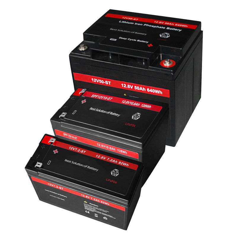batería recargable Lifepo4 de 12v 50ah 7.5ah 10ah 640wh para los usos al aire libre