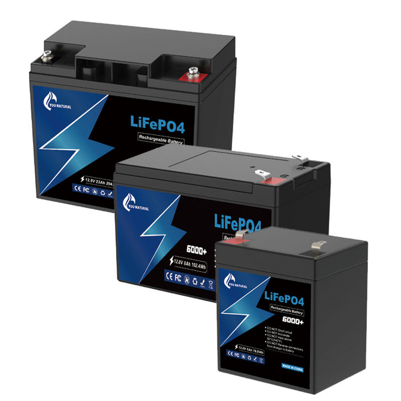 Batería 6ah 8ah 23ah 295Wh del fosfato del hierro de la ión de litio de la batería del carro de golf 12V LiFePo4