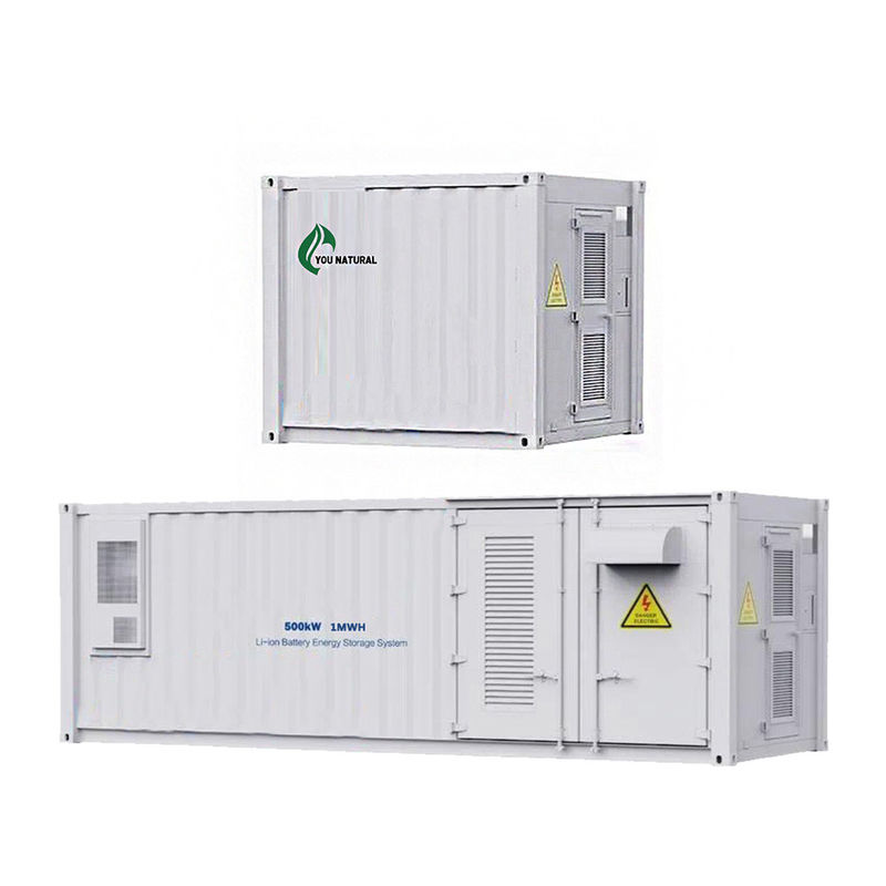 Contenedor de sistema de almacenamiento de energía de 5 pies Contenedor de sistema de almacenamiento de energía exterior totalmente integrado