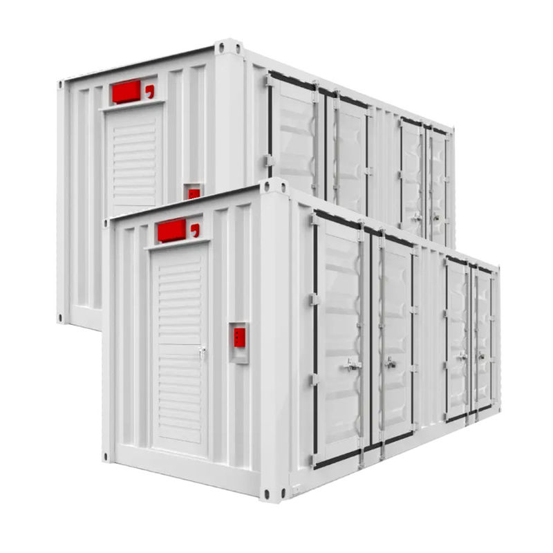 500kw 1000kw Contenedor de almacenamiento de energía solar Soluciones de almacenamiento de energía de baterías ESS Industrial