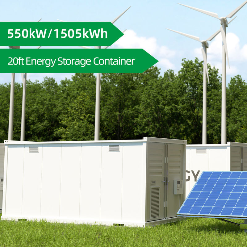 Sistema de almacenamiento de energía Ess Batería de contenedor 1500kWh Sistema de almacenamiento de energía de contenedor de 20 pies
