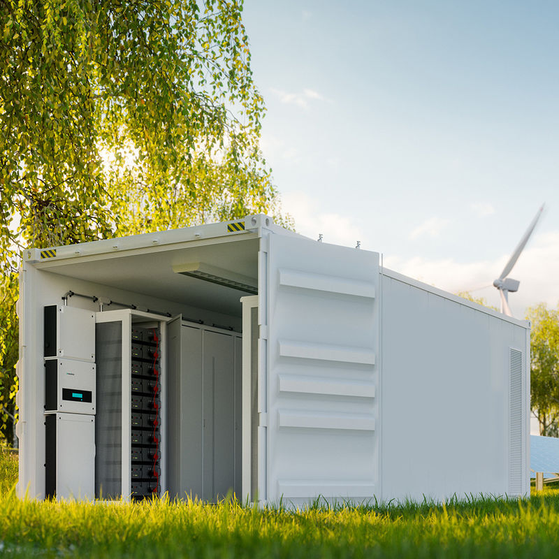 Sistema de almacenamiento de energía comercial Lifepo4 Bess 5 pies Batería solar Contenedor de almacenamiento de energía Estación eléctrica de servicios públicos