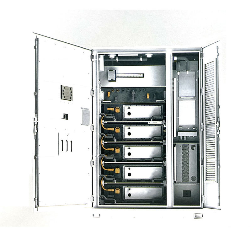 Cabinet de almacenamiento de energía de red híbrida 100kW 215kWh Refrigeración líquida inteligente todo en uno BESS Nuevo gabinete de almacenamiento de energía