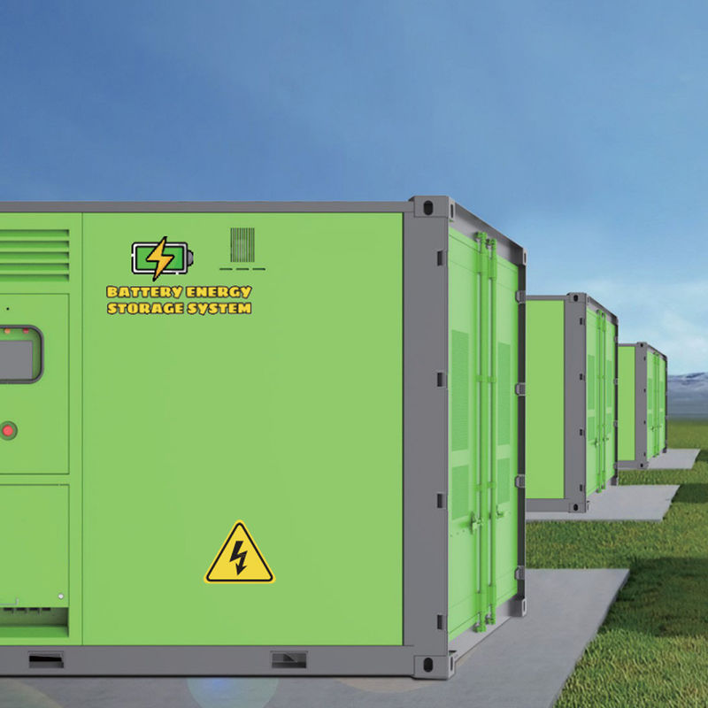 Generador diesel y sistema de almacenamiento de energía de la batería de litio todo en un gabinete de baterías al aire libre