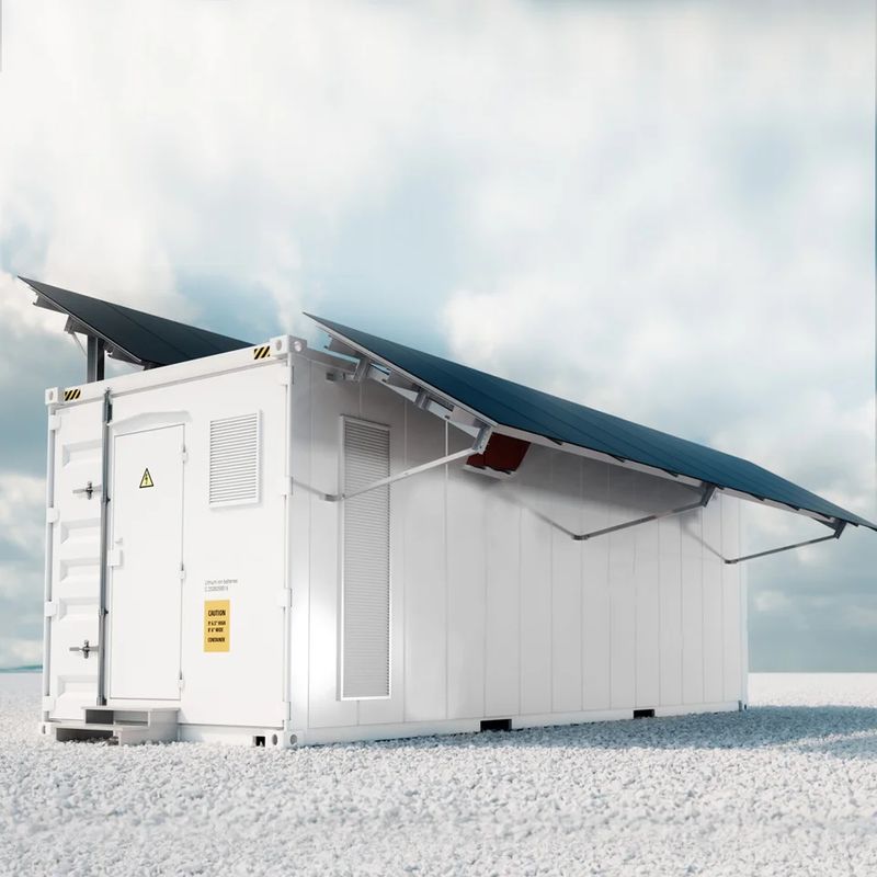 Sistema de almacenamiento de energía de contenedor 18*4P384S Configuración y peso de 75 t para capacidad máxima