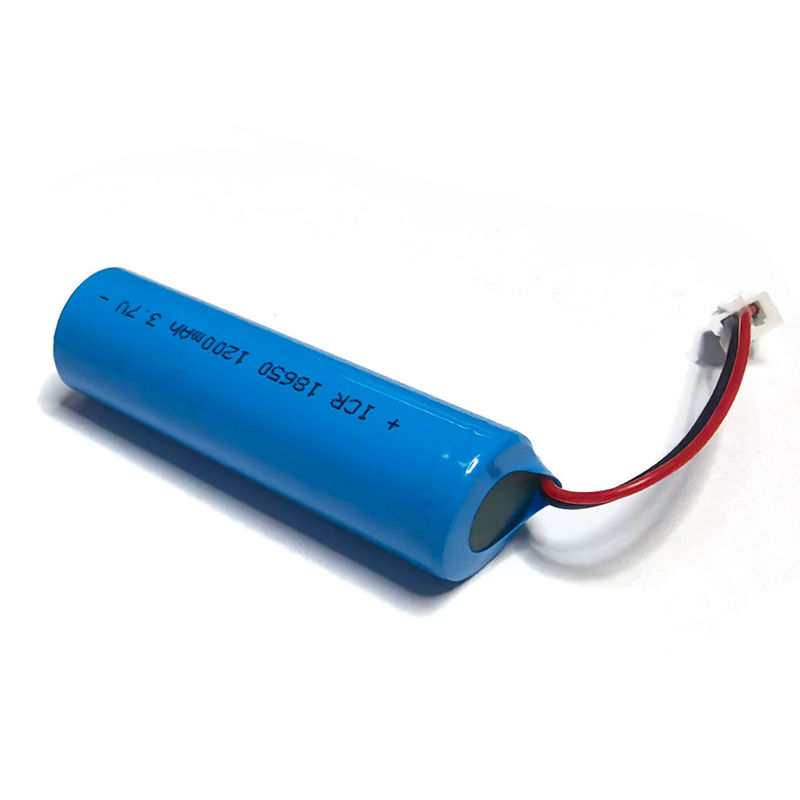 Batería recargable 18650 de larga duración con corriente de carga de 0.2C-1C y química de iones de litio